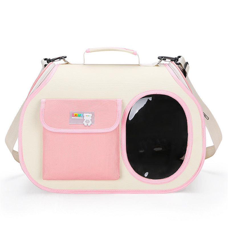 Pink Pet Carrier Backpack – Breathable, Airline Approved, for Small Cats & Dogs